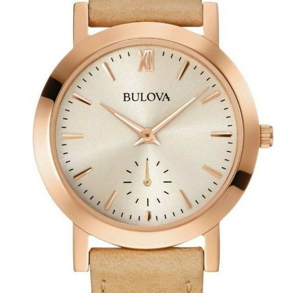 Bulova Women's Classic Leather Strap Watch